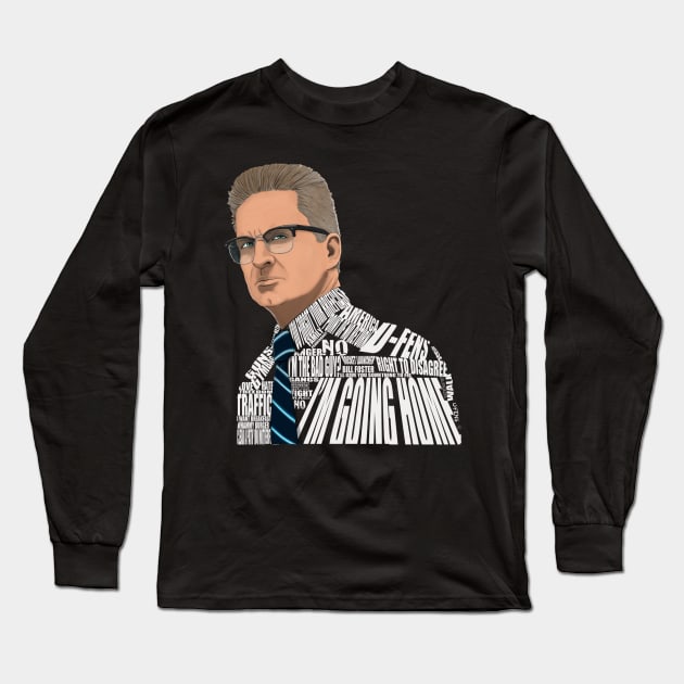 Falling Down Long Sleeve T-Shirt by Deadpoolinc